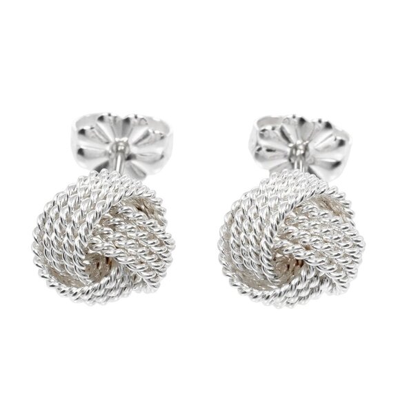 TIFFANY&Co. Mesh Knot Piercing Silver925 2.8g Women - Picture 1 of 8